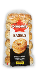DEMPSTER’S WHITE OR WHOLE WHEAT BREADS, BAGELS OR SIGNATURE BUNS