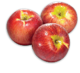 LARGE RED DELICIOUS, CORTLAND OR EMPIRE APPLES