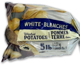 WHITE OR RUSSET POTATOES