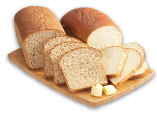 FRONT STREET BAKERY HOMESTYLE WHITE BREAD, 100% WHOLE WHEAT OR WHOLE GRAIN BREADS