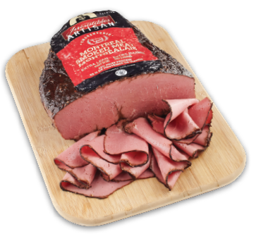 IRRESISTIBLES ARTISAN MONTREAL SMOKED MEAT, CORNED BEEF OR PASTRAMI OR IRRESISTIBLES SWISS CHEESE