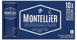BUBLY OR AHA SPARKLING WATER 12 X 355 ml MONTELLIER SPARKLING WATER 10 X 355 ml
