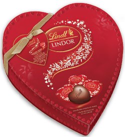 LINDT LINDOR VALENTINE HEART CHOCOLATE