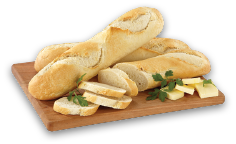 FRENCH OR ITALIAN BREAD, MINI PARISIAN OR BAGUETTES