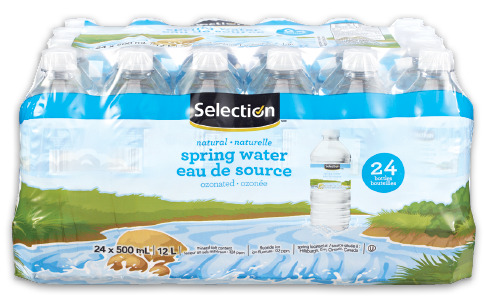 SELECTION NATURAL SPRING WATER OR SELECTION WATER ENHANCERS