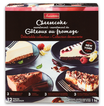IRRESISTIBLES NEW YORK STYLE ASSORTED CHEESECAKE
