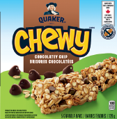 QUAKER CHEWY BARS OR DIPPS