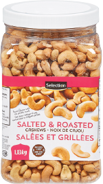 SELECTION CASHEWS OR MIXED NUTS