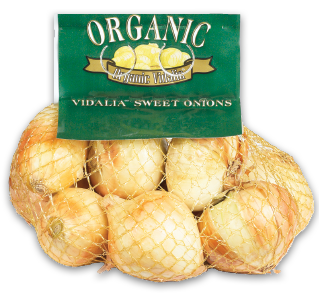 ORGANIC VIDALIA SWEET ONIONS 2 lb