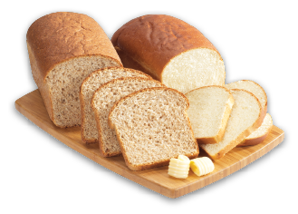 HOMESTYLE WHITE, WHOLE GRAIN OR 100% WHOLE WHEAT BREADS