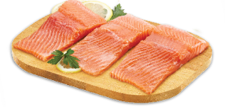 FRESH ONTARIO SKINLESS RAINBOW TROUT PORTION 140 g
