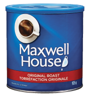 MAXWELL HOUSE, FOLGERS OR STARBUCKS COFFEE