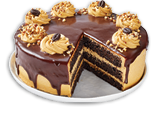 FRONT STREET BAKERY CHOCOLATE ALMOND Mochaccino Cake 1.25 kg