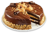 FRONT STREET BAKERY CHOCOLATE PEANUT BUTTER OR BACIO CAKE