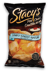 STACY’S PITA CHIPS, PLANTERS PEANUTS OR TAKIS TORTILLA CHIPS