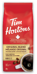 TIM HORTONS GROUND COFFEE 283 - 300 g OR LAVAZZA GROUND COFFEE 300 - 340 g