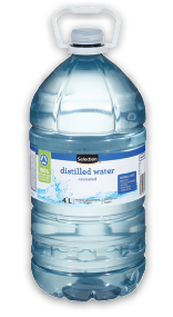 SELECTION DISTILLED OR SPRING WATER