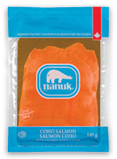 COHO SALMON FILLETS VALUE PACK SMOKED COHO SALMON PACIFIC WHITE COOKED SHRIMP RING